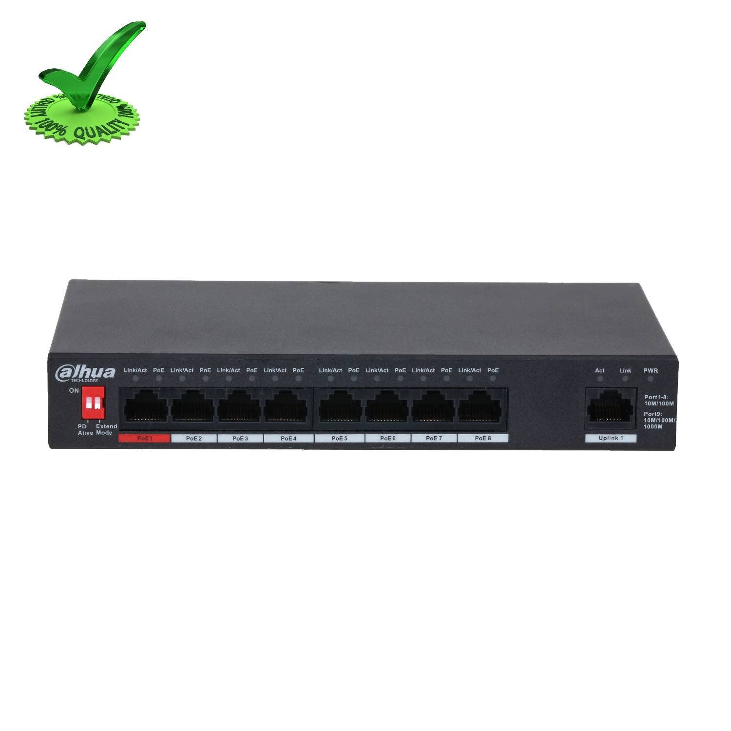 Dahua DH-PFS3009-8ET1GT-96 8 Port POE Switch Dahua DH-PFS3009-8ET1GT-96 8 Port POE Switch